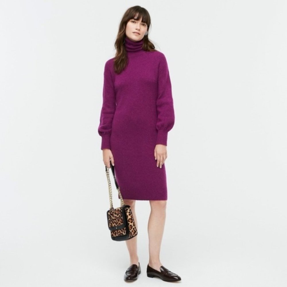 NEW J Crew Turtleneck Sweater-Dress in Supersoft Yarn